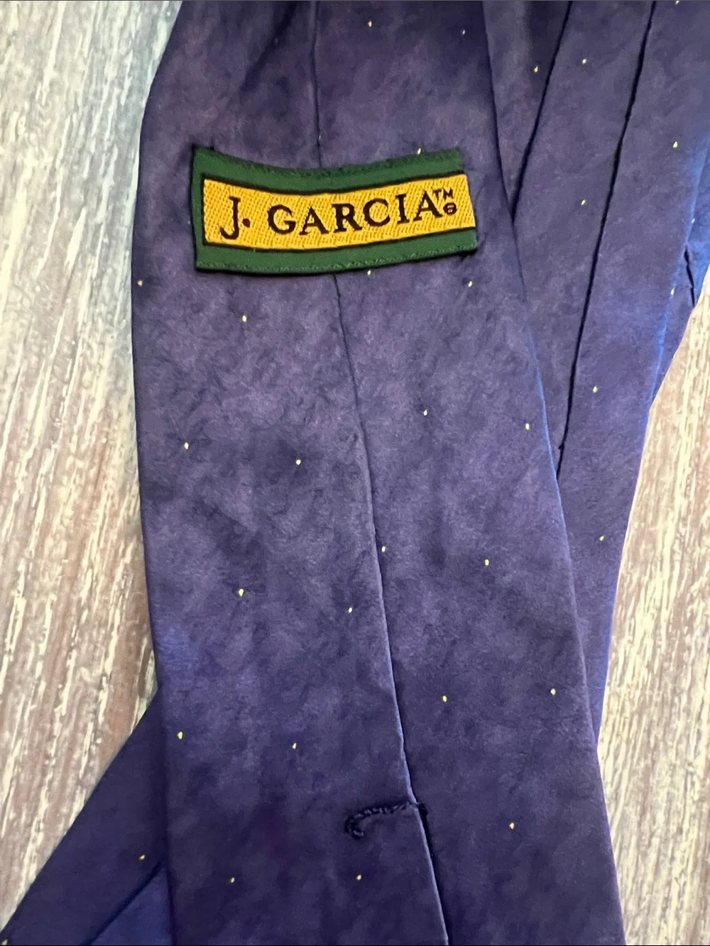 Assorted Men's Blue Patterned Silk and Polyester Ties. Set of 4